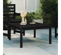 Berkfield Home Garden Table Black 82.5x82.5x45 cm Solid Wood Pine Berkfield Home Black 82.5x82.5x45 cm