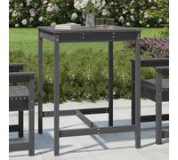 Berkfield Home Garden Table Grey 82.5x82.5x110 cm Solid Wood Pine Berkfield Home Grey 82.5x82.5x110 cm