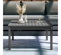 Berkfield Home Garden Table Grey 82.5x82.5x45 cm Solid Wood Pine Berkfield Home Grey 82.5x82.5x45 cm