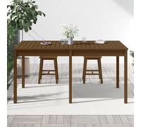 Berkfield Home Garden Table Honey Brown 159.5x82.5x76 cm Solid Wood Pine Berkfield Home Brown 159.5x82.5x76 cm