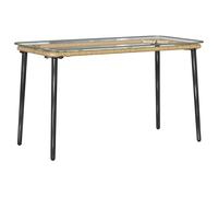 Berkfield Home Garden Table Natural 80 x 40 x 45 cm Poly rattan in Brown Berkfield Home Brown 80 x 40 x 45 cm