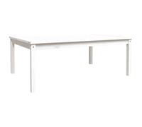 Berkfield Home Garden Table White 121x82.5x45 cm Solid Wood Pine Berkfield Home White 121x82.5x45 cm