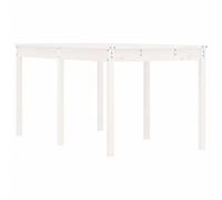 Berkfield Home Garden Table White 159.5x82.5x76 cm Solid Wood Pine Berkfield Home White 159.5x82.5x76 cm