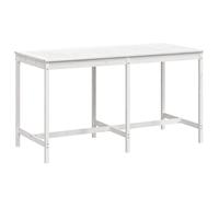 Berkfield Home Garden Table White 203.5x90x110 cm Solid Wood Pine Berkfield Home White 203.5x90x110 cm