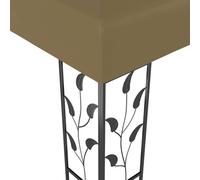 Berkfield Home Gazebo 3x3 m Taupe 180 g/m ² Berkfield Home Taupe