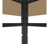 Berkfield Home Gazebo 3x3x2.7 m Taupe 180 g/m ² Berkfield Home Taupe