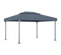 Berkfield Home Gazebo 400x300 cm Anthracite Aluminium in Black Berkfield Home Black 400x300 cm