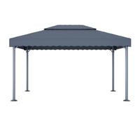 Berkfield Home Gazebo 400x300 cm Anthracite Aluminium in Dark Grey Berkfield Home Dark Grey 400x300 cm