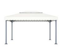 Berkfield Home Gazebo 400x300 cm Cream Aluminium in Beige Berkfield Home Beige 400x300 cm