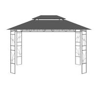 Berkfield Home Gazebo 4x3x2.7 m Anthracite 160 g/m ² in Dark Grey Berkfield Home Dark Grey