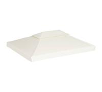 Berkfield Home Gazebo Cover Canopy Replacement 310 g / m ² Cream White 3 x 4 m in Off-White Berkfield Home Off-White