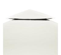 Berkfield Home Gazebo Cover Canopy Replacement 310 g / m ² Cream White 3 x 4 m in Off-White Berkfield Home Off-White