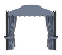 Berkfield Home Gazebo with Curtains 3x4 m Anthracite Steel in Dark Grey Berkfield Home Dark Grey