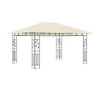 Berkfield Home Gazebo with Mosquito Net 4x3x2.73 m Cream 180 g/m ² in Beige Berkfield Home Beige