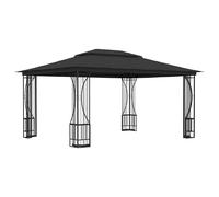 Berkfield Home Gazebo with Nets 300x400x265 cm Anthracite in Black | Size: 300 x 400 x 265 cm Berkfield Home Black 300 x 400 x 265 cm