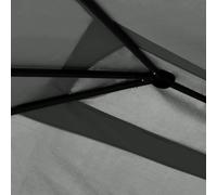 Berkfield Home Gazebo with Post Covers 3x6x2.6 m Anthracite 160 g/m ² in Charcoal Berkfield Home Charcoal