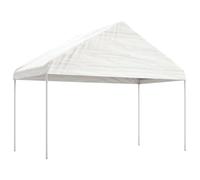 Berkfield Home Gazebo with Roof White 17.84x4.08x3.22 m Polyethylene Berkfield Home White