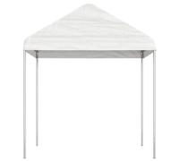 Berkfield Home Gazebo with Roof White 4.46x2.28x2.69 m Polyethylene Berkfield Home White