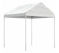 Berkfield Home Gazebo with Roof White 4.46x2.28x2.69 m Polyethylene Berkfield Home White
