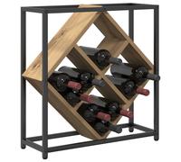 Berkfield Home Gorgeous Wine Rack Artisan Oak 51x18x52, 5 cm Engineered Wood in Brown Berkfield Home Brown