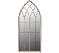 Berkfield Home Gothic Arch Garden Mirror 50x115 cm for Indoor & Outdoor Use in Silver Berkfield Home Silver 50x115 cm