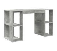 Berkfield Home Grey Computer Desk Concrete grey Berkfield Home Grey