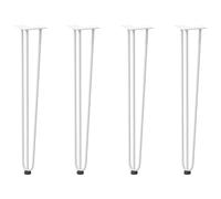 Berkfield Home Hairpin Table Legs 4 pcs White 72 cm Solid Steel Berkfield Home White
