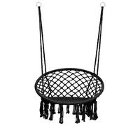Berkfield Home Hammock Swing Chair 80 cm Anthracite in Black Berkfield Home Black
