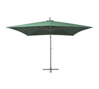 Berkfield Home Hanging Parasol 300x300 cm Green Aluminium Pole Berkfield Home Green 300x300 cm