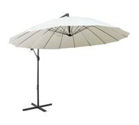 Berkfield Home Hanging Parasol White 3 m Aluminium Pole Berkfield Home White
