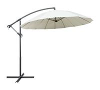 Berkfield Home Hanging Parasol White 3 m Aluminium Pole Berkfield Home White