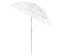 Berkfield Home Hawaii Beach Umbrella White 180 cm Berkfield Home White