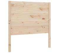Berkfield Home Headboard 81x4x100 cm Solid Wood Pine in Light Oak | Size: 81 x 4 x 100 cm Berkfield Home Light Oak 81 x 4 x 100 cm