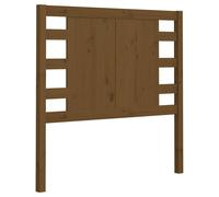 Berkfield Home Headboard Honey Brown 96x4x100 cm Solid Wood Pine | Size: 96 x 4 x 100 cm Berkfield Home Brown 96 x 4 x 100 cm