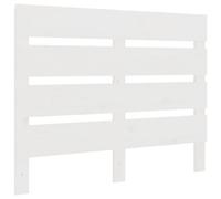 Berkfield Home Headboard White 75x3x80 cm Solid Wood Pine | Size: 75 x 3 x 80 cm Berkfield Home White 75 x 3 x 80 cm