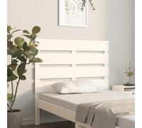 Berkfield Home Headboard White 75x3x80 cm Solid Wood Pine | Size: 75 x 3 x 80 cm Berkfield Home White 75 x 3 x 80 cm