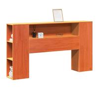 Berkfield Home Headboard with Storage Wax Brown 150 cm Solid Wood Pine Berkfield Home Brown