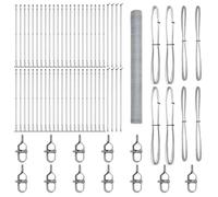 Berkfield Home Hexagon Fence 1.4x100 m Galvanised Steel in Silver Berkfield Home Silver