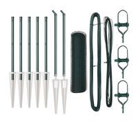 Berkfield Home Hexagon Fence Green 0.5x10 m Steel Berkfield Home Green