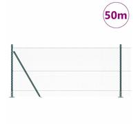 Berkfield Home Hexagon Fence Green 1x50 m Steel Berkfield Home Green
