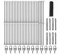 Berkfield Home Hexagon Fence Grey 0.8x100 m Steel Berkfield Home Grey