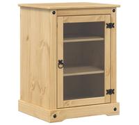 Berkfield Home HiFi Cabinet Corona 60x50x82 cm Solid Wood Pine in Light Brown | Size: 60 x 50 x 82 cm Berkfield Home Light Brown 60 x 50 x 82 cm