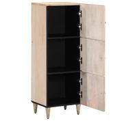 Berkfield Home Highboard 40x33x110 cm Solid Wood Mango in Brown | Size: 40 x 33 x 110 cm Berkfield Home Brown 40 x 33 x 110 cm