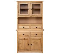 Berkfield Home Highboard 93x40.5x180 cm Solid Pine Panama Range in Brown Berkfield Home Brown 93x40.5x180 cm