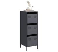 Berkfield Home Highboard Anthracite 39x35x103.5 cm Steel Berkfield Home Multicolor 39x35x103.5 cm