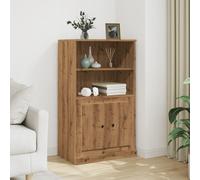 Berkfield Home Highboard Artisian Oak 60x35.5x103.5 cm Engineered Wood in Brown Berkfield Home Brown 60x35.5x103.5 cm
