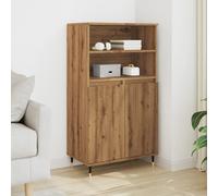 Berkfield Home Highboard Artisian Oak 60x36x110 cm Engineered Wood in Brown | Size: 60 x 36 x 110 cm Berkfield Home Brown 60 x 36 x 110 cm