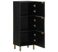 Berkfield Home Highboard Black 40x33x110 cm Engineered Wood | Size: 40 x 33 x 110 cm Berkfield Home Black 40 x 33 x 110 cm