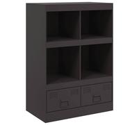 Berkfield Home Highboard Black 67x39x95 cm Steel | Size: 67 x 39 x 95 cm Berkfield Home Black 67 x 39 x 95 cm
