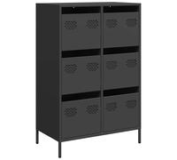 Berkfield Home Highboard Black 68x39x101.5 cm Steel Berkfield Home Black 68x39x101.5 cm